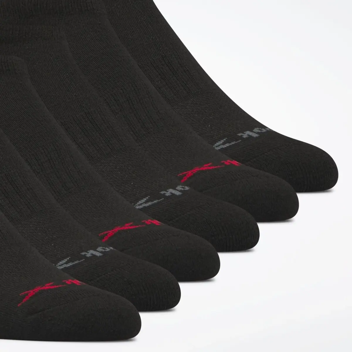 Chaussettes basses Reebok Basic pour homme, lot de 6 paires