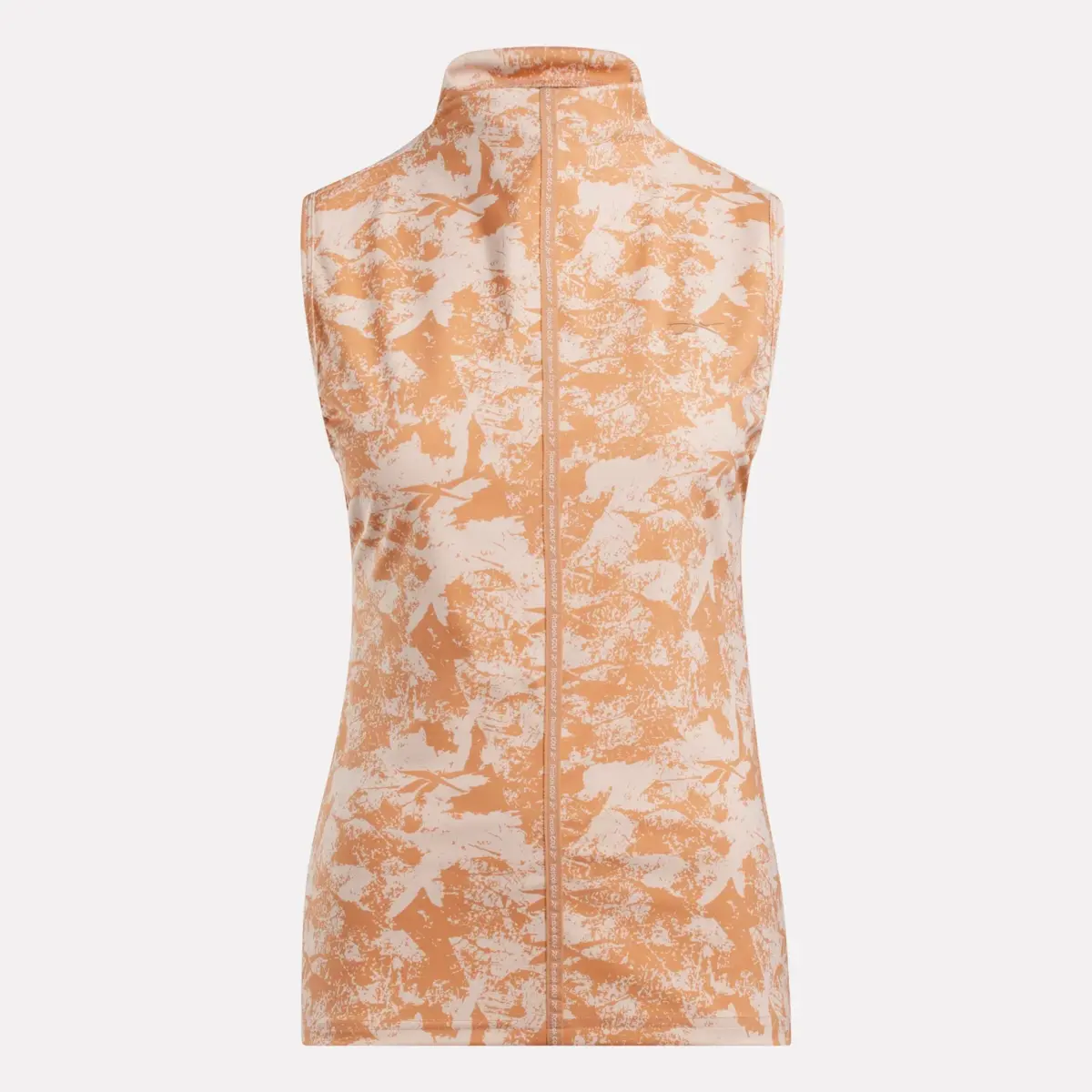 Haut de golf sans manches à col montant pour femmes – Imprimé abstrait Vector Haut de golf sans manches à col montant pour femmes – Imprimé abstrait Vector