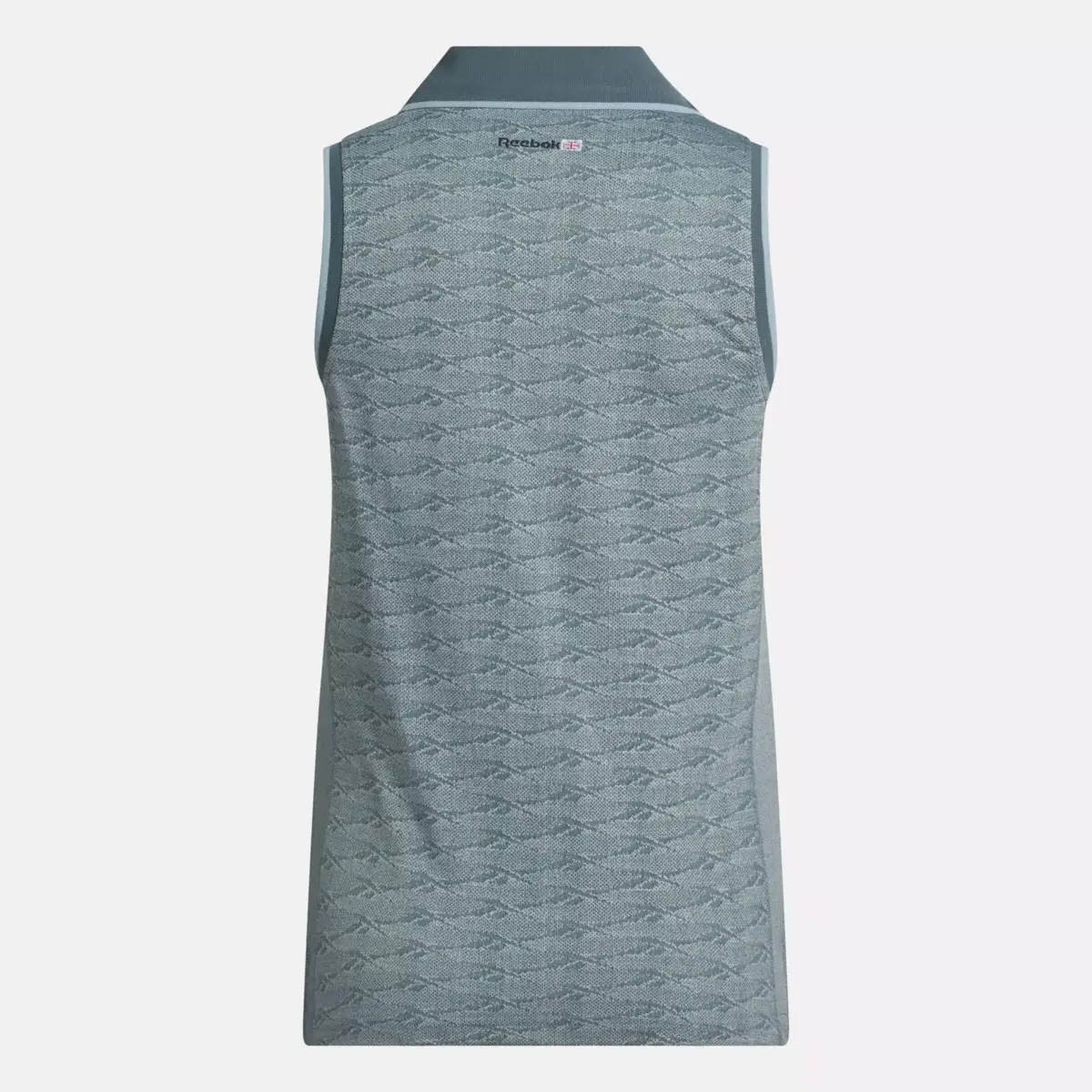 Polo de golf sans manches Vector Jacquard pour femme Polo de golf sans manches Vector Jacquard pour femme