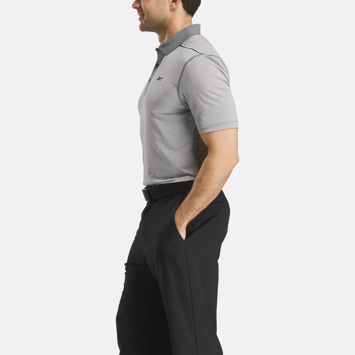 Polo à manches courtes Core Stripe pour homme