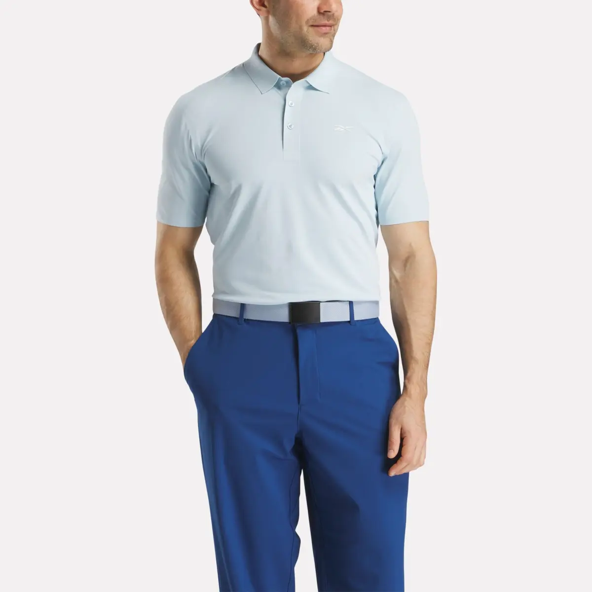 Polo à manches courtes en micro-piqué pour homme