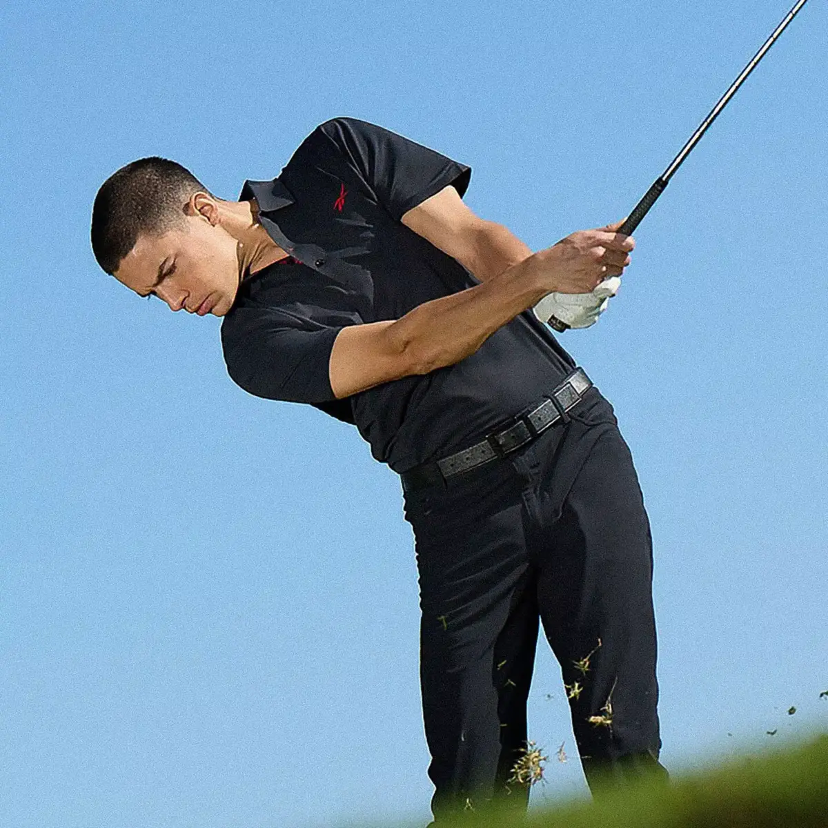 Polo à manches courtes en micro-piqué pour homme