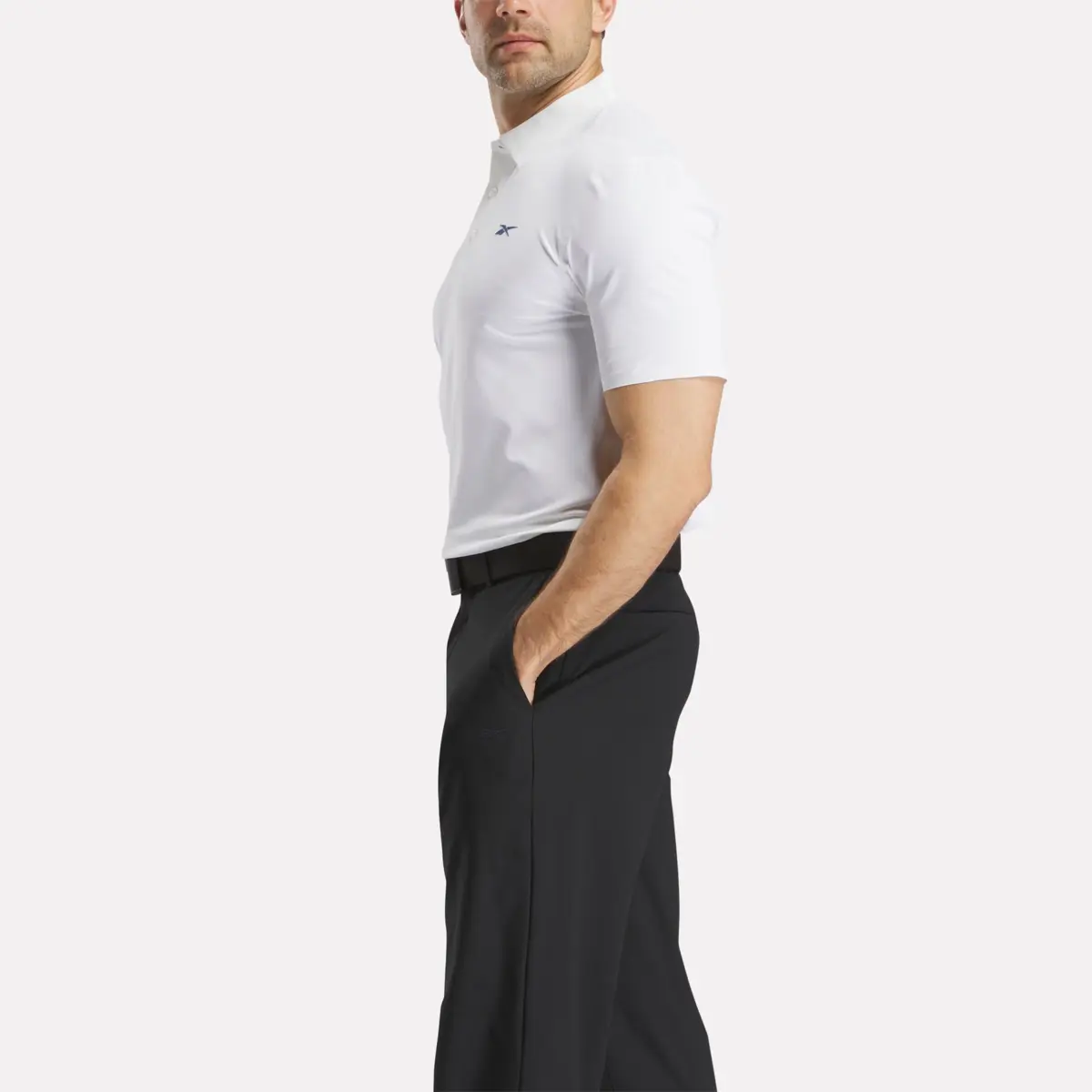 Polo à manches courtes en micro-piqué pour homme