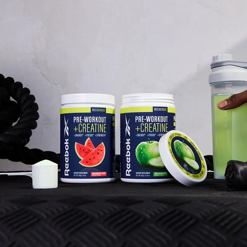 Reebok ReeEnergize Pre-Workout + Créatine Reebok ReeEnergize Pre-Workout + Créatine