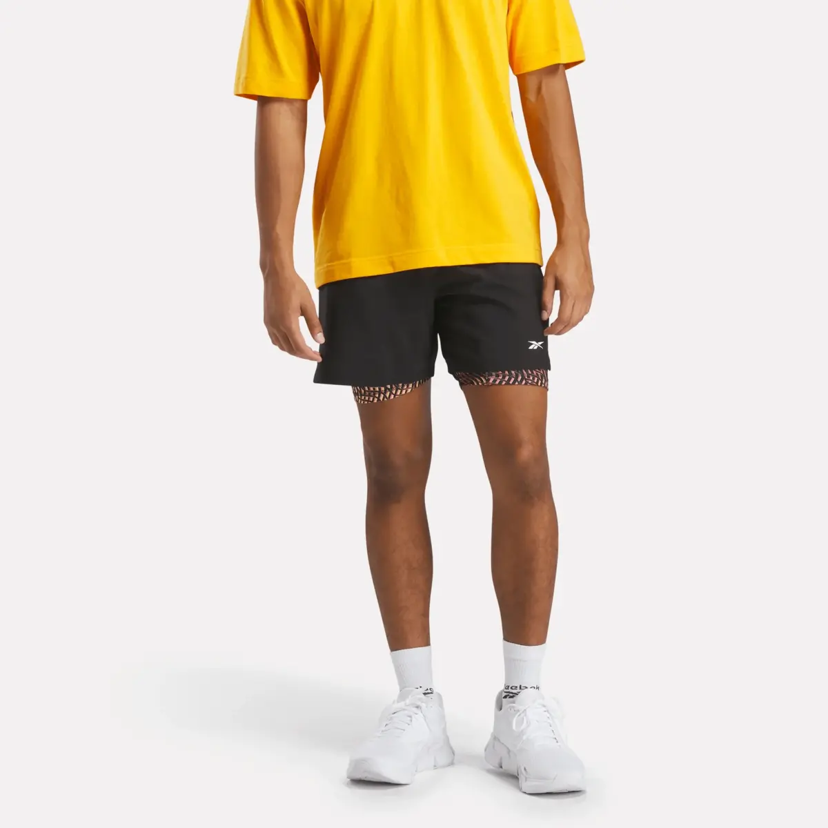 Short deux-en-un Athlete Hype pour homme 5&Prime;