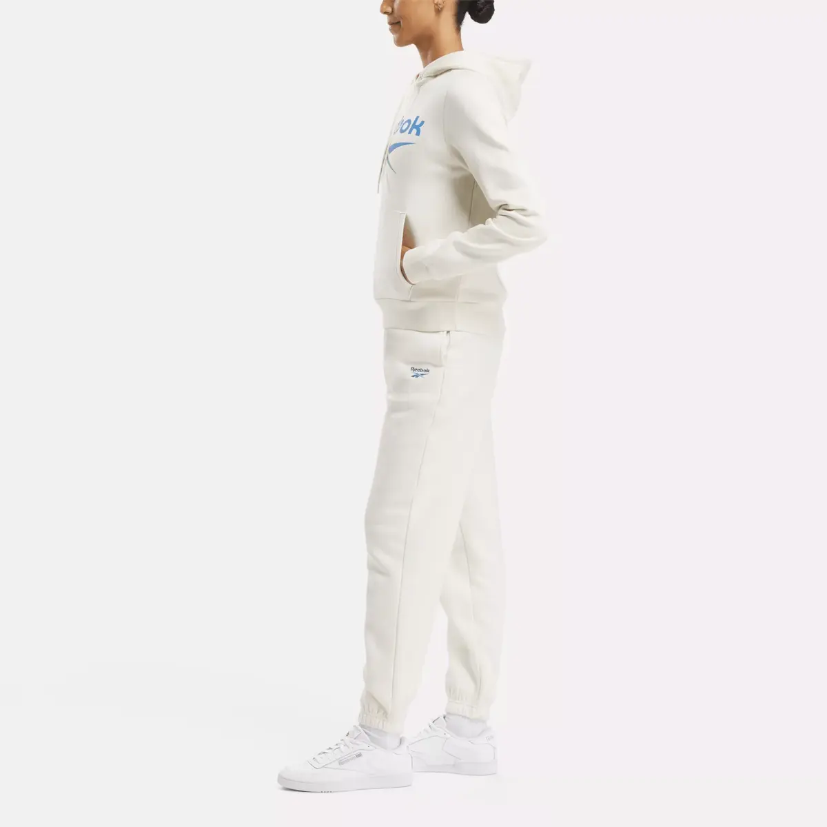 Sweat à capuche en molleton Reebok Identity Big Logo pour femme