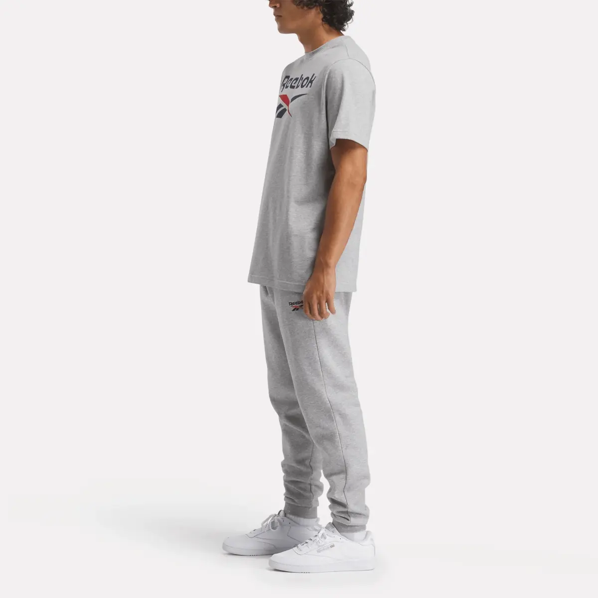 T-shirt Reebok Identity Big Stacked Logo pour homme