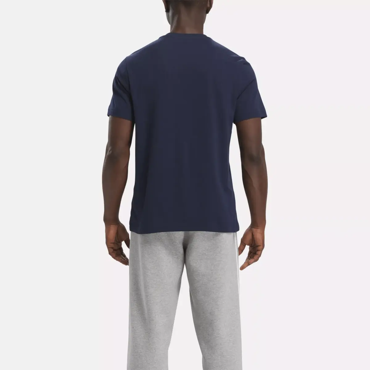 T-shirt Reebok Identity Big Stacked Logo pour homme T-shirt Reebok Identity Big Stacked Logo pour homme