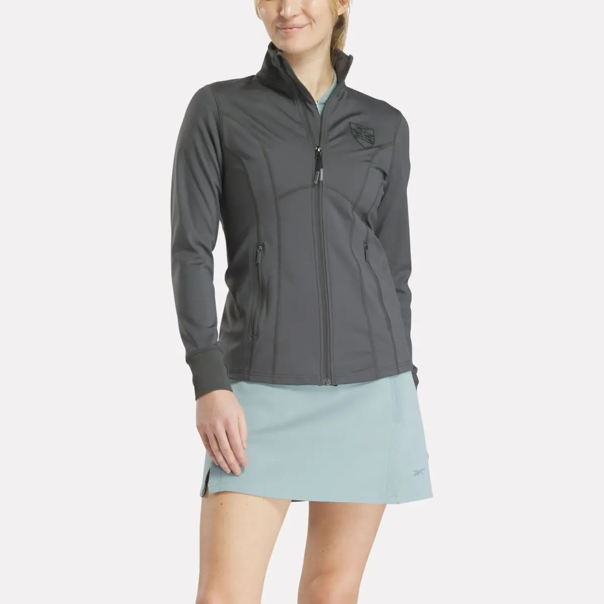 Veste de golf à fermeture éclair intégrale pour femmes